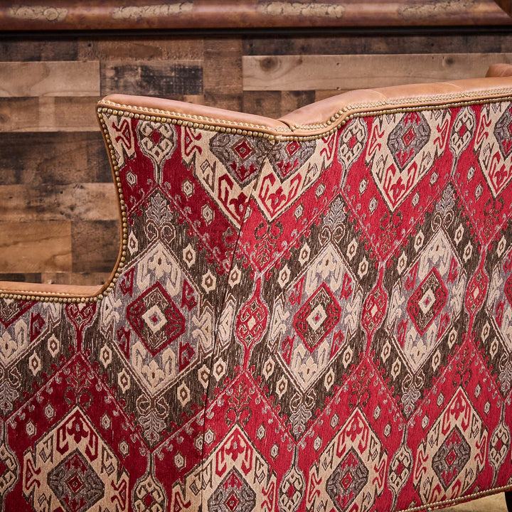 Roaring Springs Western Leather Loveseat