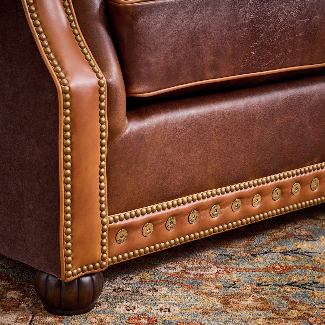 Josephine Shotgun Leather Sectional