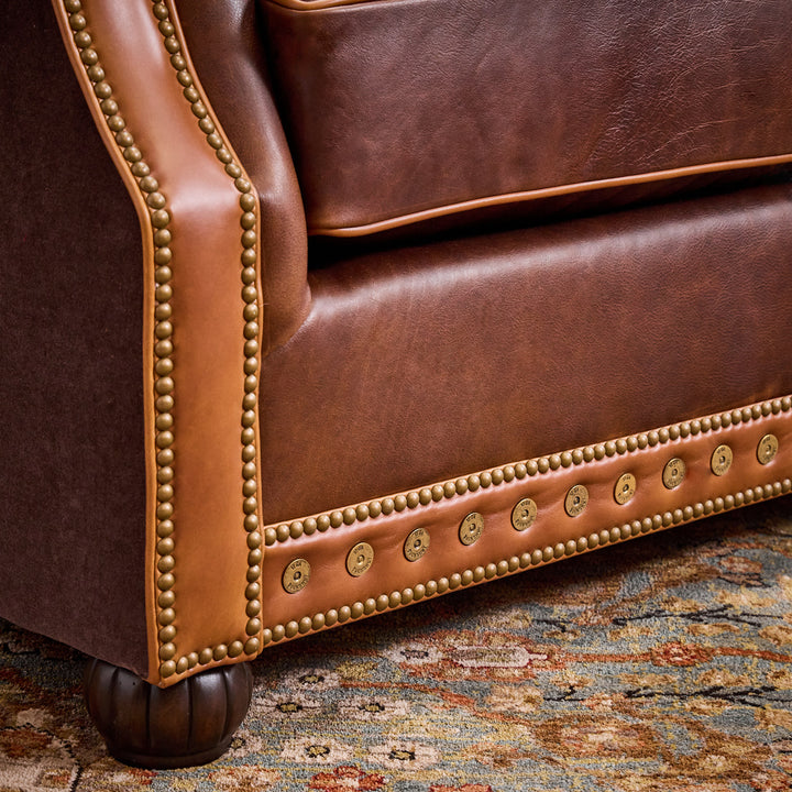 Josephine Shotgun Leather Sectional