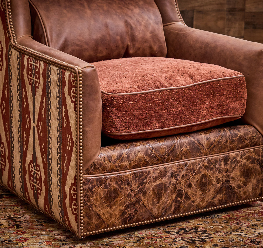 Santa Rita Southwestern Swivel Chair