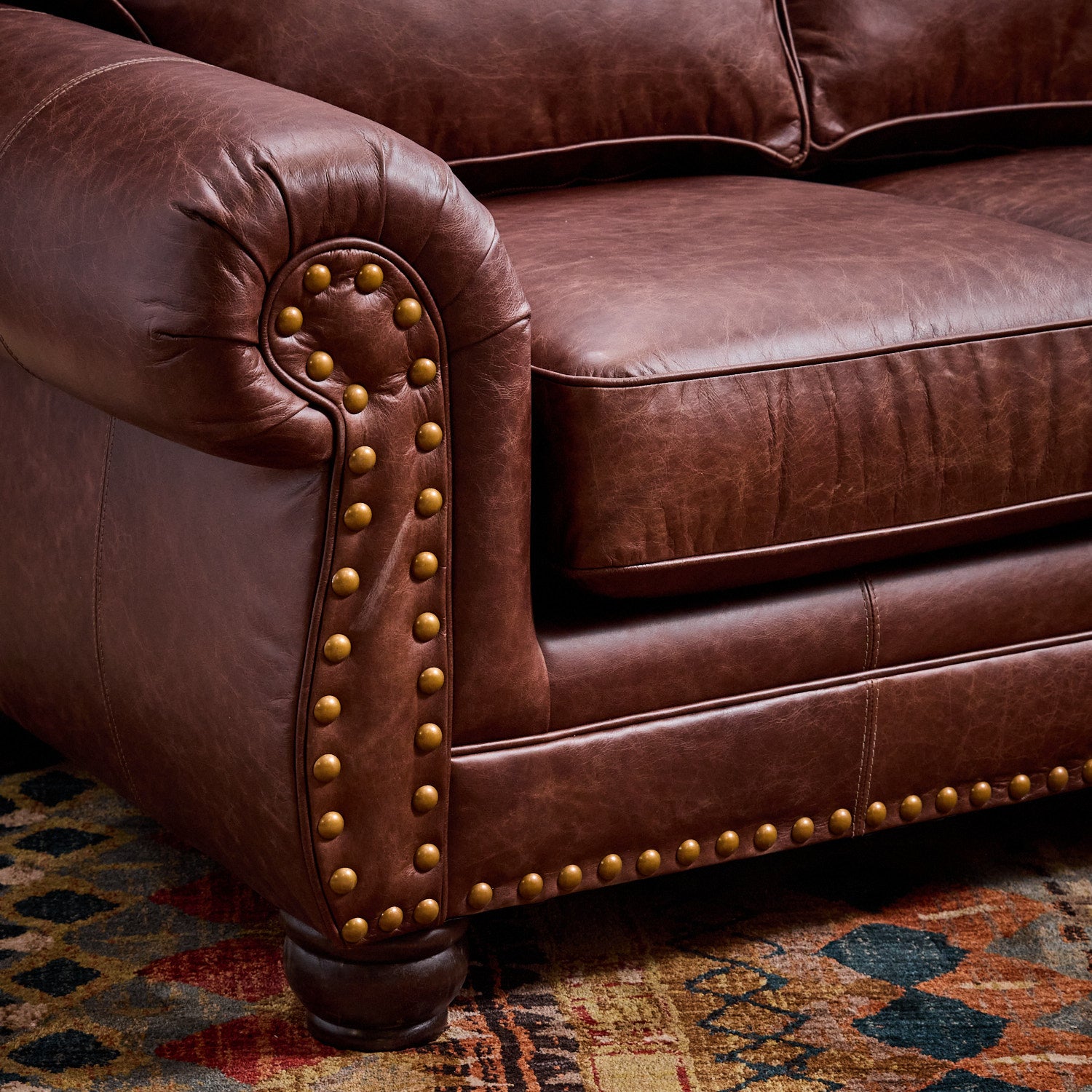 Vacchetta Leather Sofa | High End Leather Sofas – Hat Creek Interiors