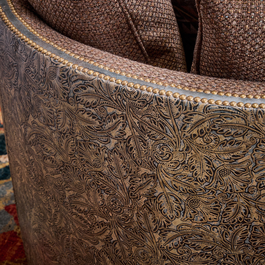Diana Embossed Swivel Chair