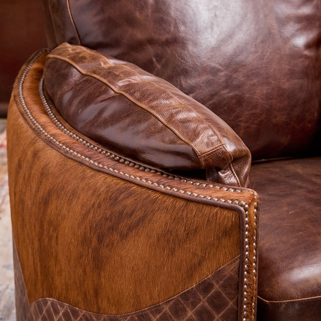 Chisholm Leather Snug Swivel Recliner