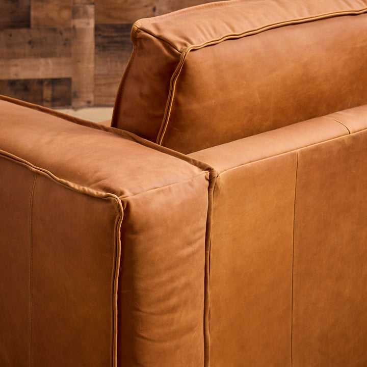 Conchita Leather Chair & Ottoman