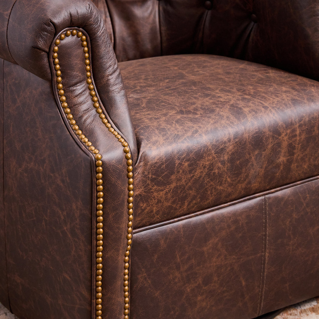 Outlaw Leather Thinking Chair