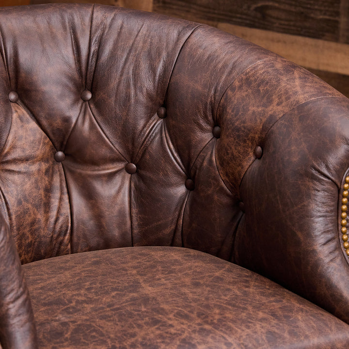 Outlaw Leather Thinking Chair