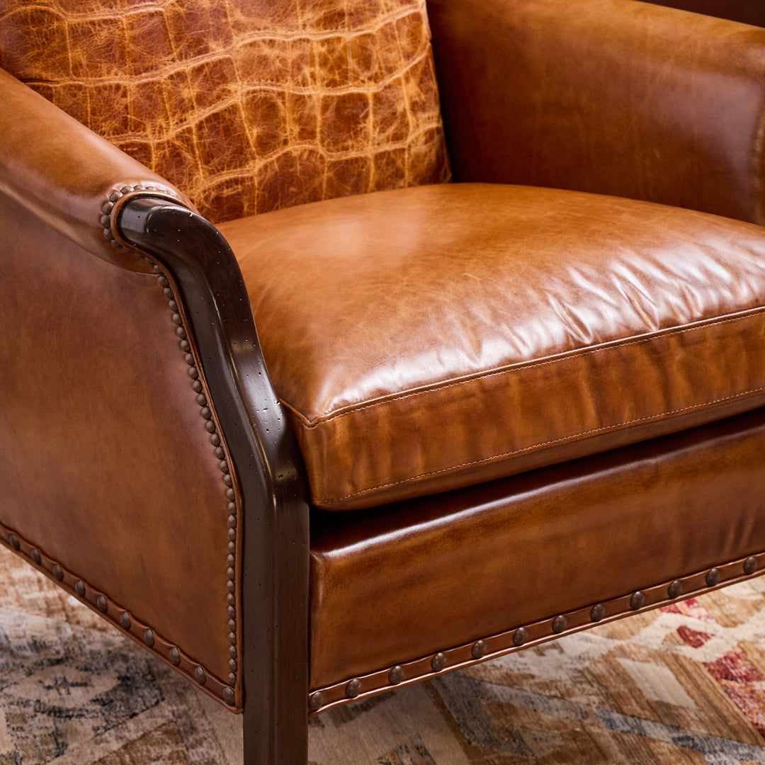 Sweetwater Western Leather Chair