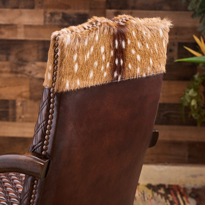 Bowie Western Leather Office Chair