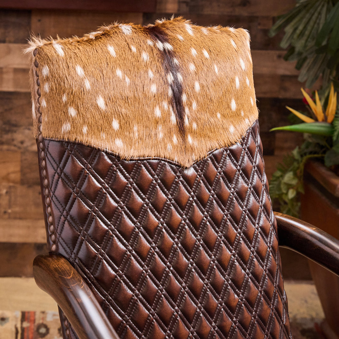 Bowie Western Leather Office Chair