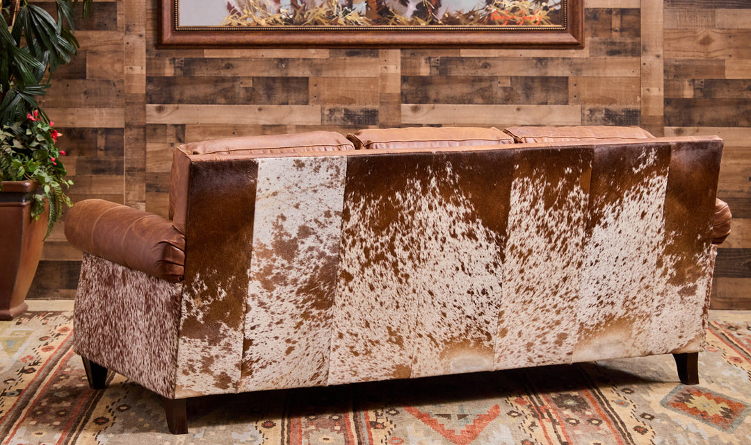 Cedar Park Cowhide Leather Sofa