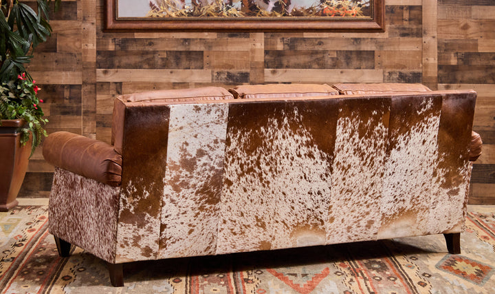Cedar Park Cowhide Leather Sofa