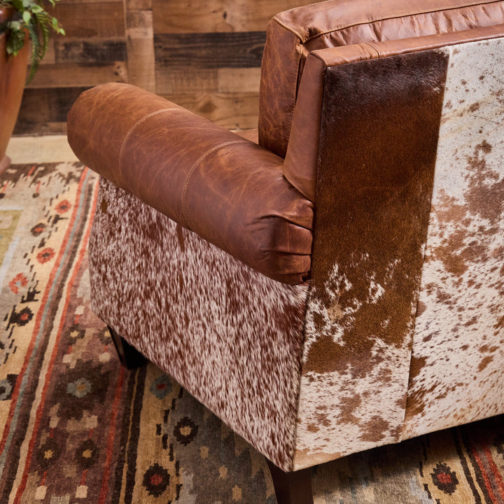 Cedar Park Cowhide Leather Sofa