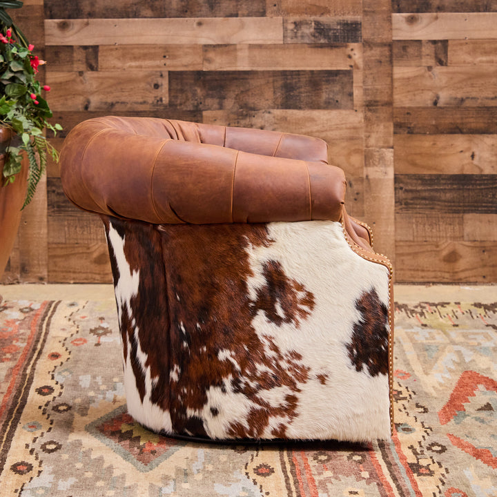 Sycamore Cowhide Thinking Chair