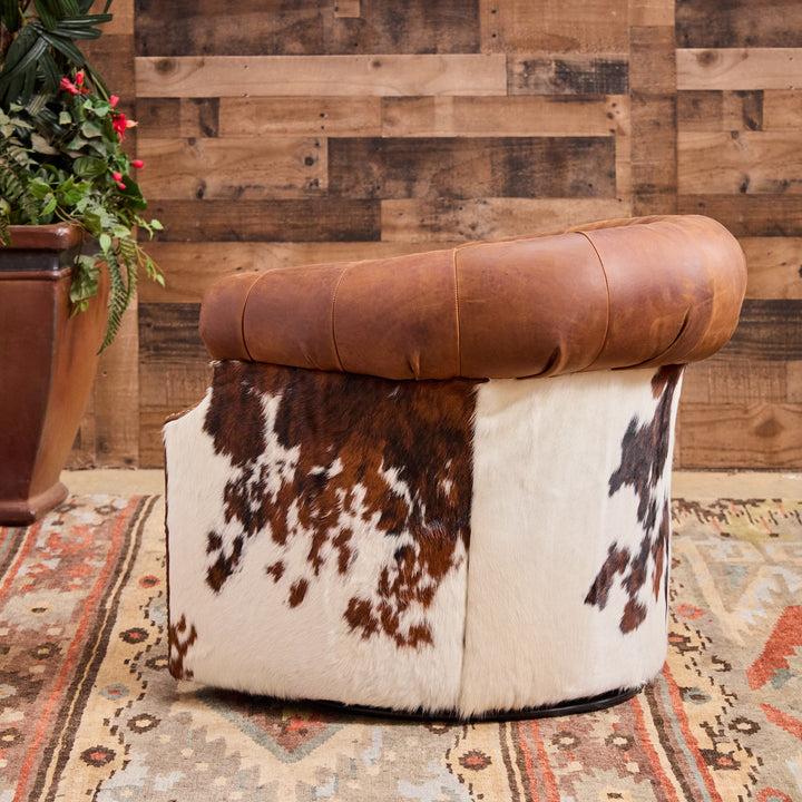 Sycamore Cowhide Thinking Chair