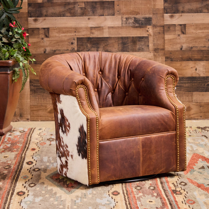 Sycamore Cowhide Thinking Chair