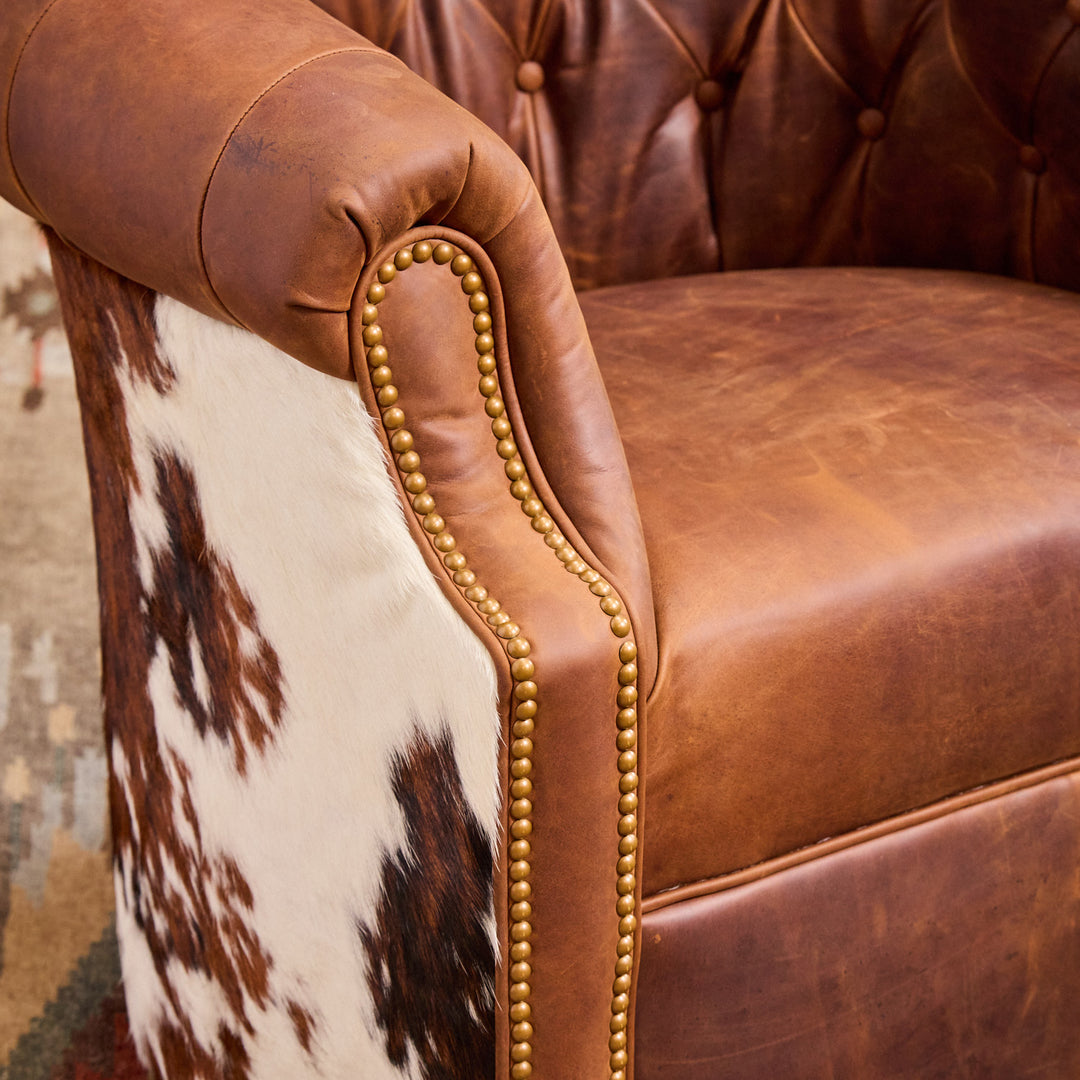 Sycamore Cowhide Thinking Chair