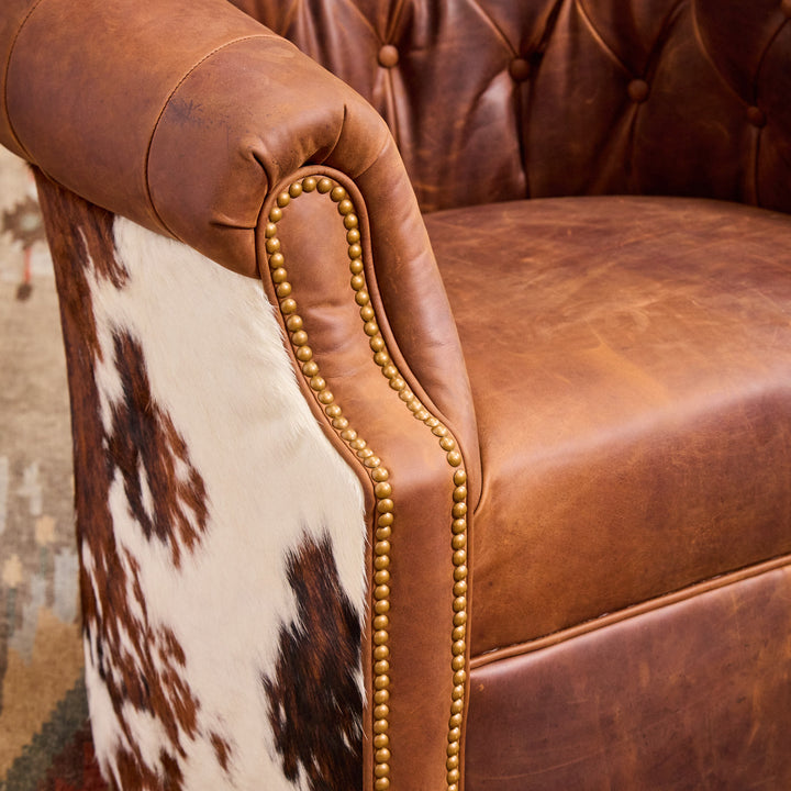 Sycamore Cowhide Thinking Chair