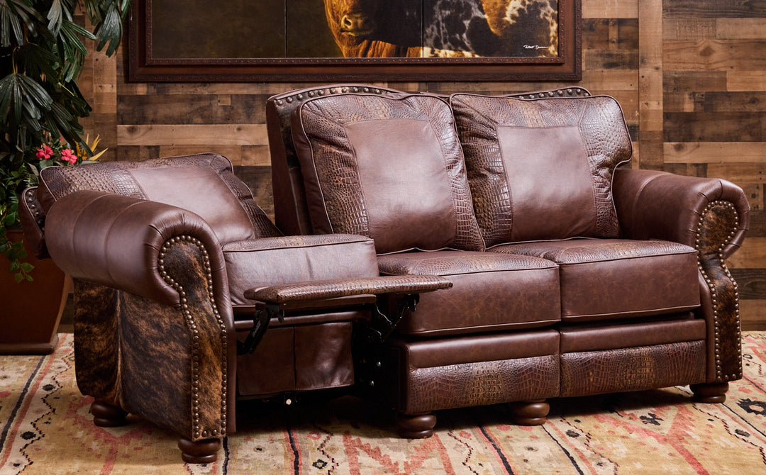 Katy Reclining Leather Sofa