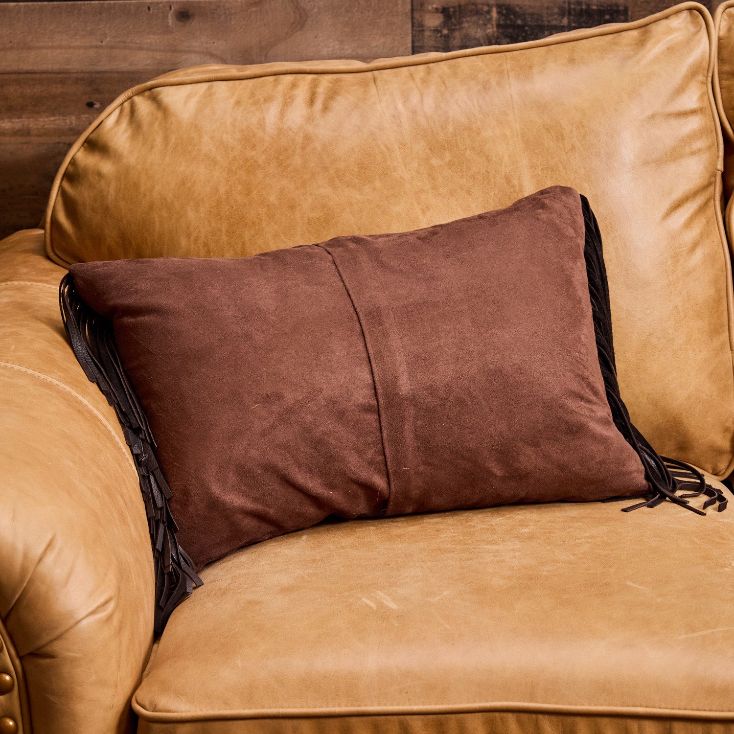 Croc Embossed Leather Pillow - Prefect For a Chair, Sofa, Bedding
