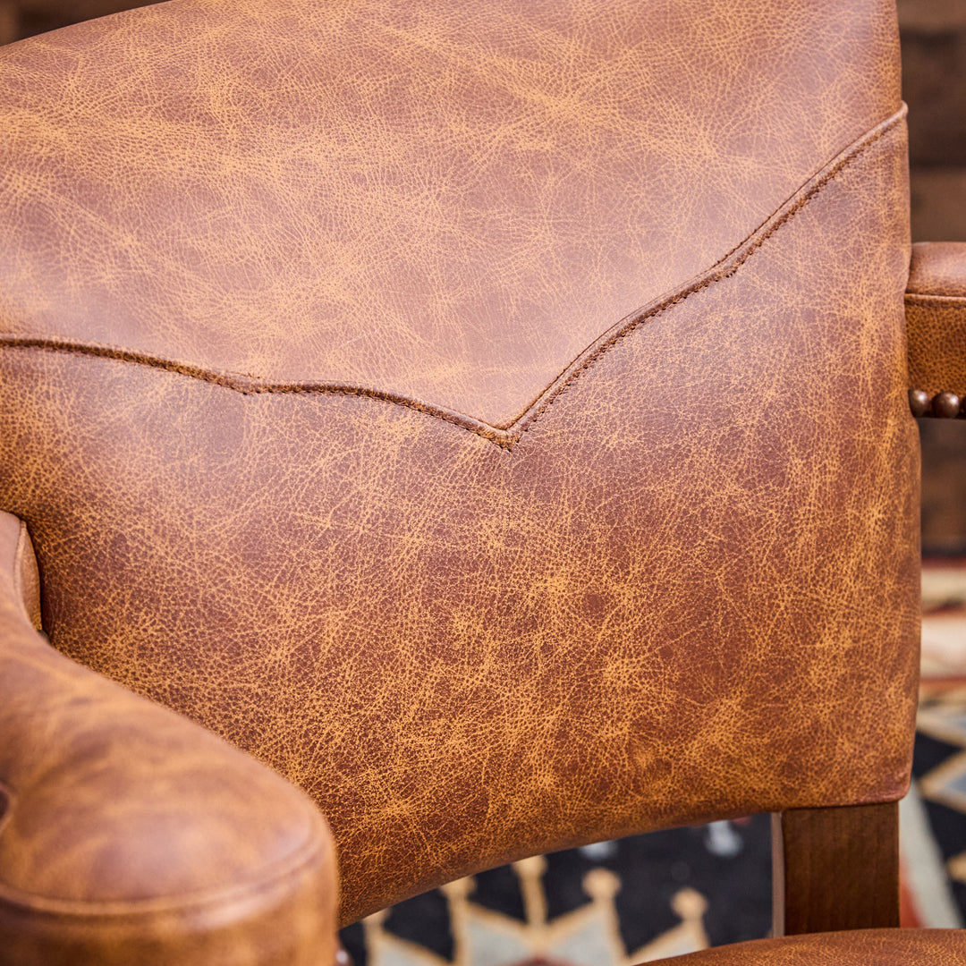 Paint Rock Western Cowhide Bar Stool