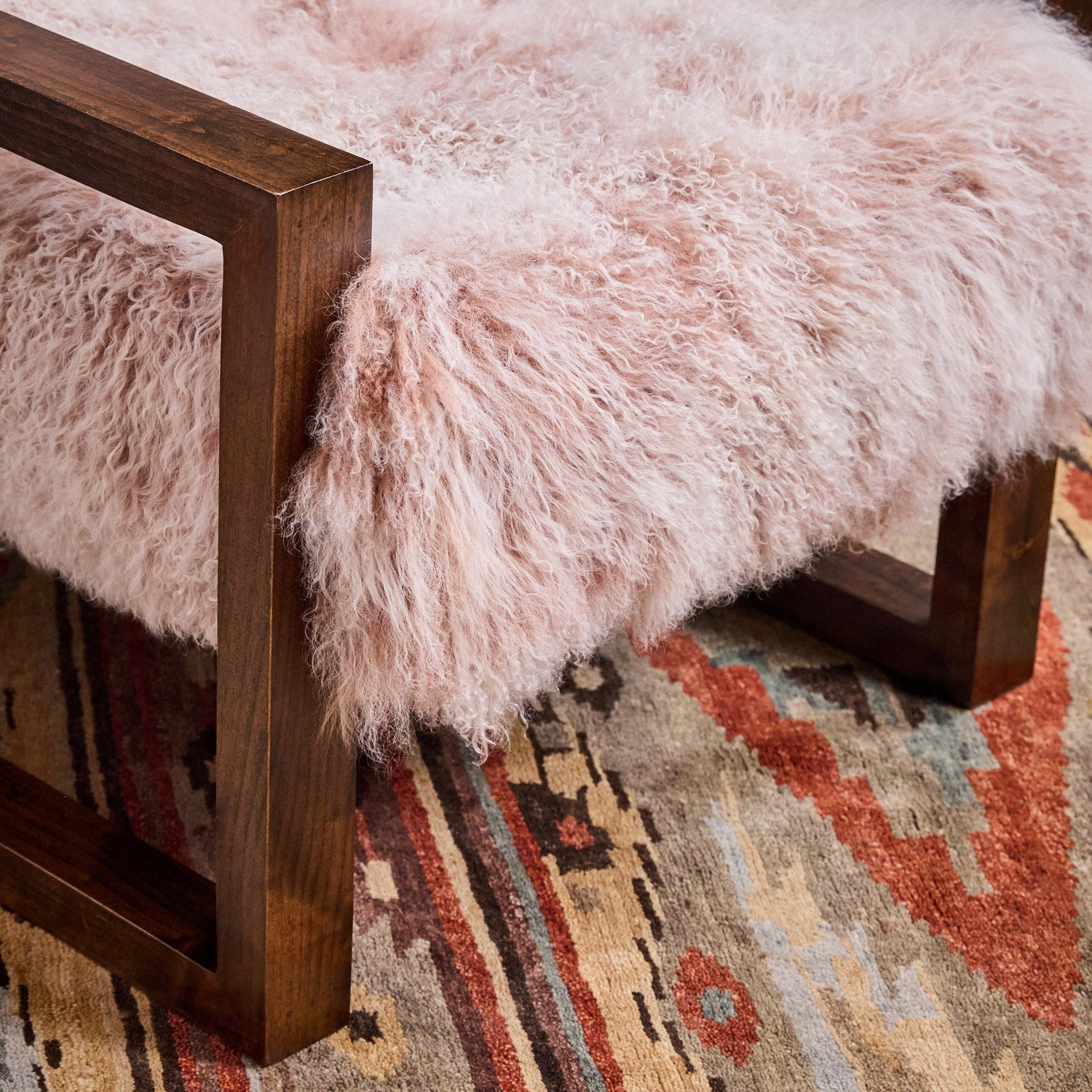 Dolly Tibetan Sheep Hide Chair – Hat Creek Interiors