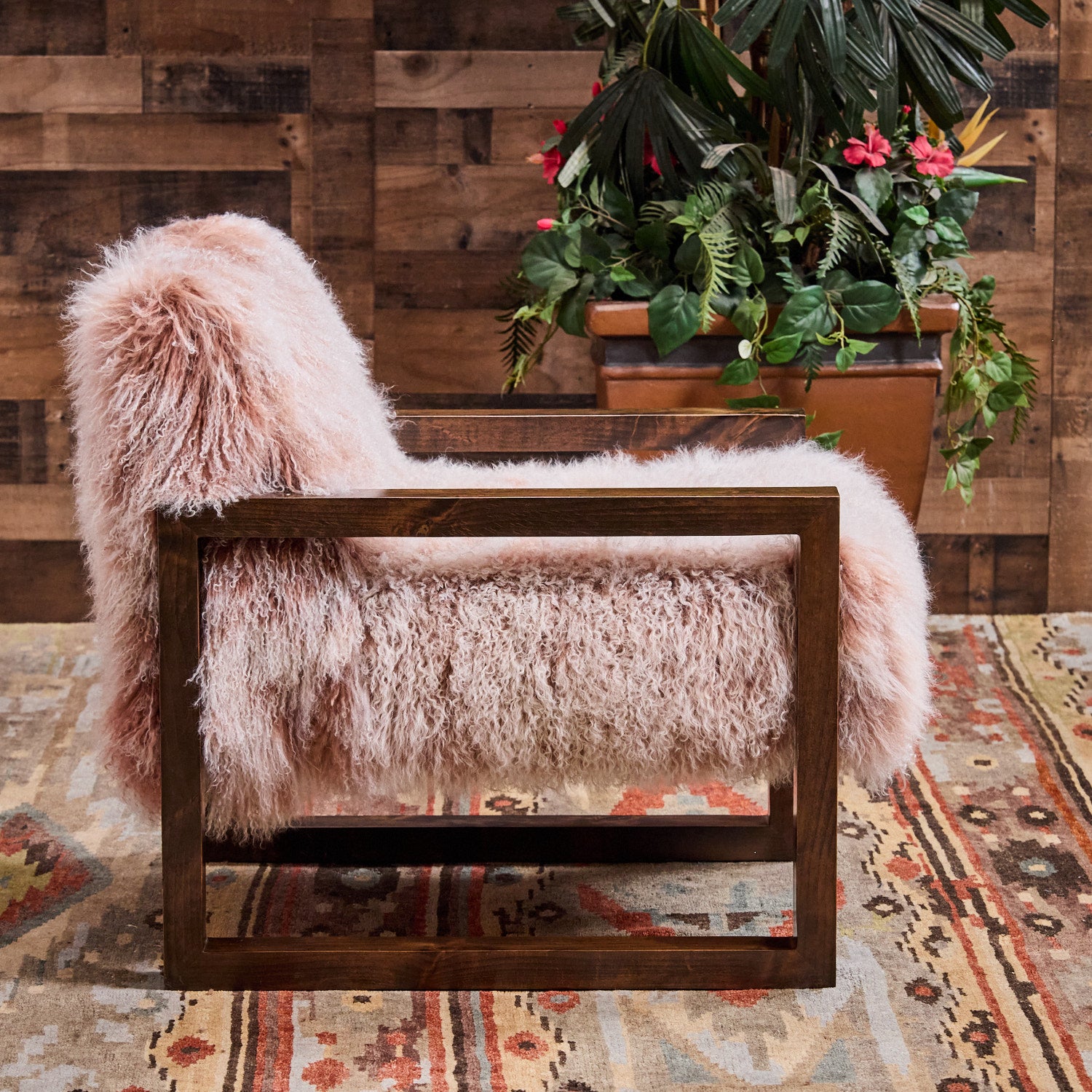 Dolly Tibetan Sheep Hide Chair – Hat Creek Interiors