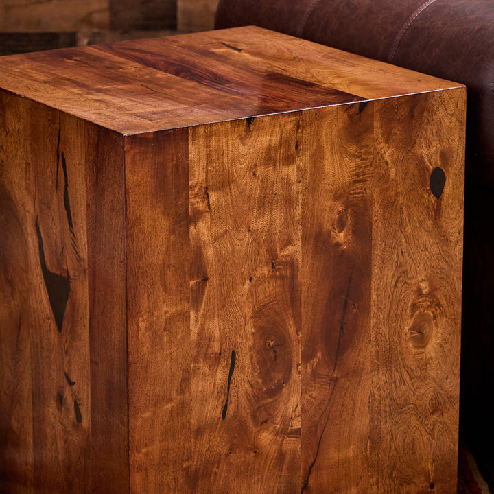 Alpine Mesquite Block End Table