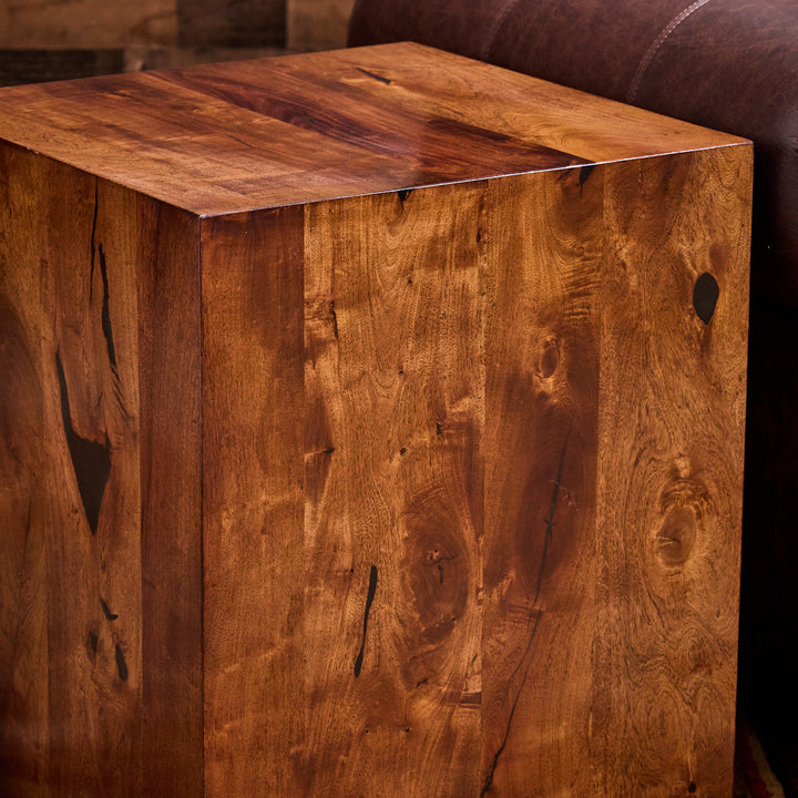 Alpine Mesquite Block End Table