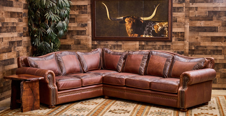 Tucson Leather Sectional Sofa