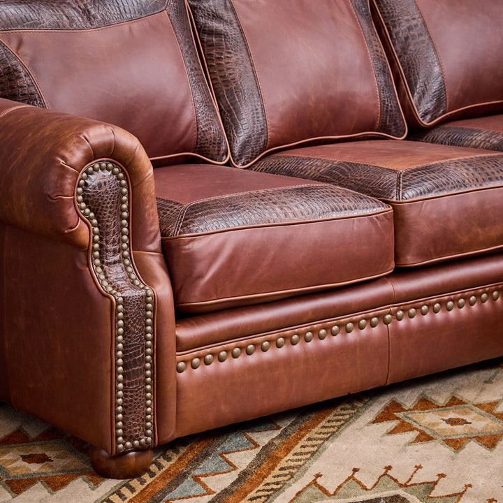 Tucson Leather Sectional Sofa