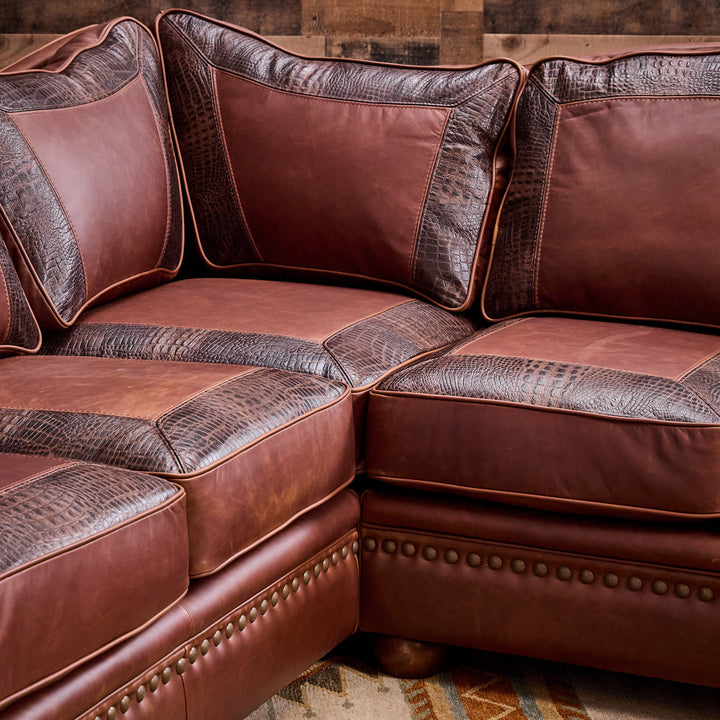 Tucson Leather Sectional Sofa