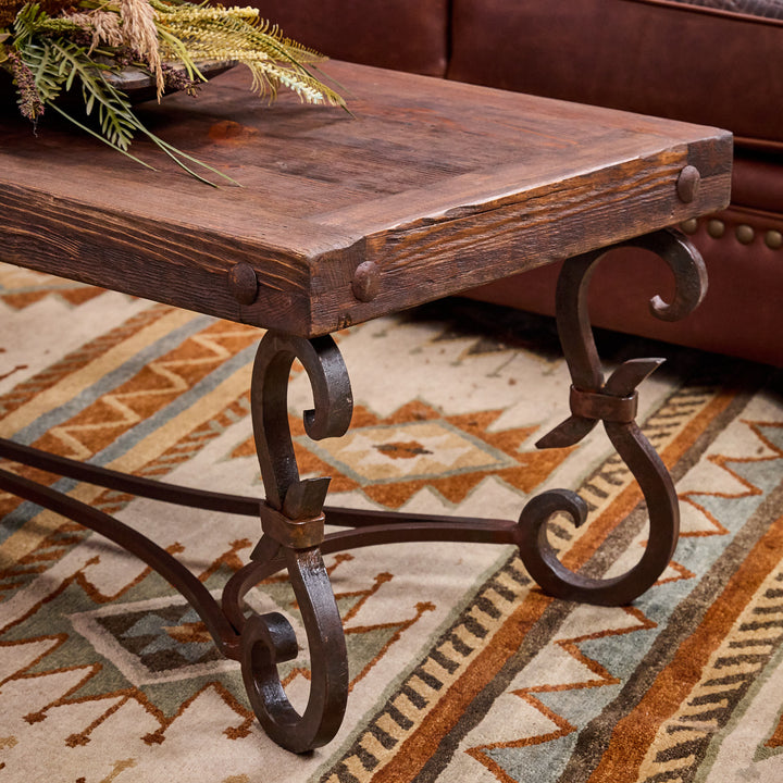 Iron Forged Rectangular Coffee Table