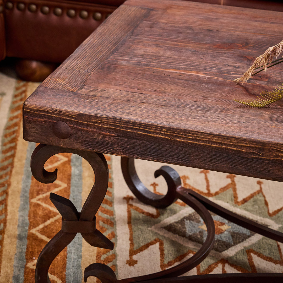 Iron Forged Rectangular Coffee Table