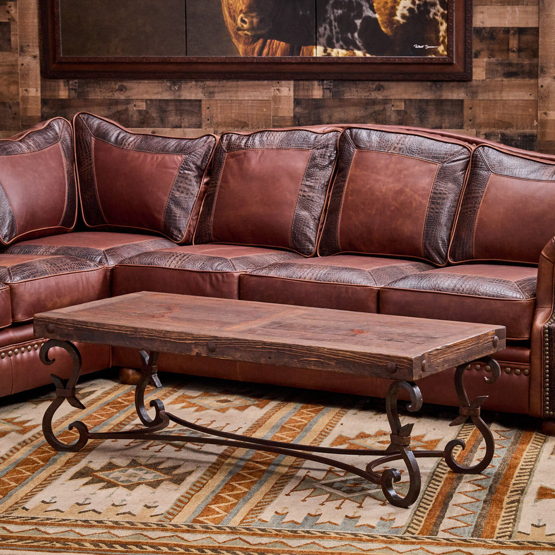 Iron Forged Rectangular Coffee Table