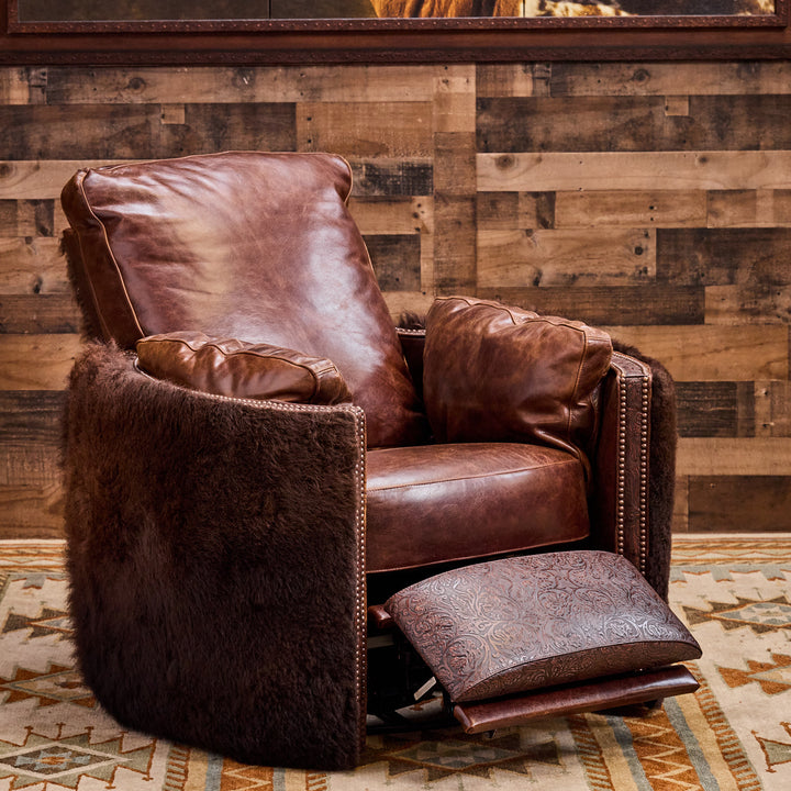 Dark Rum Buffalo Snug Recliner