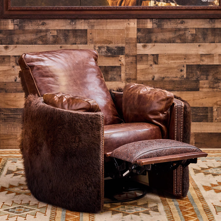 Dark Rum Buffalo Snug Recliner