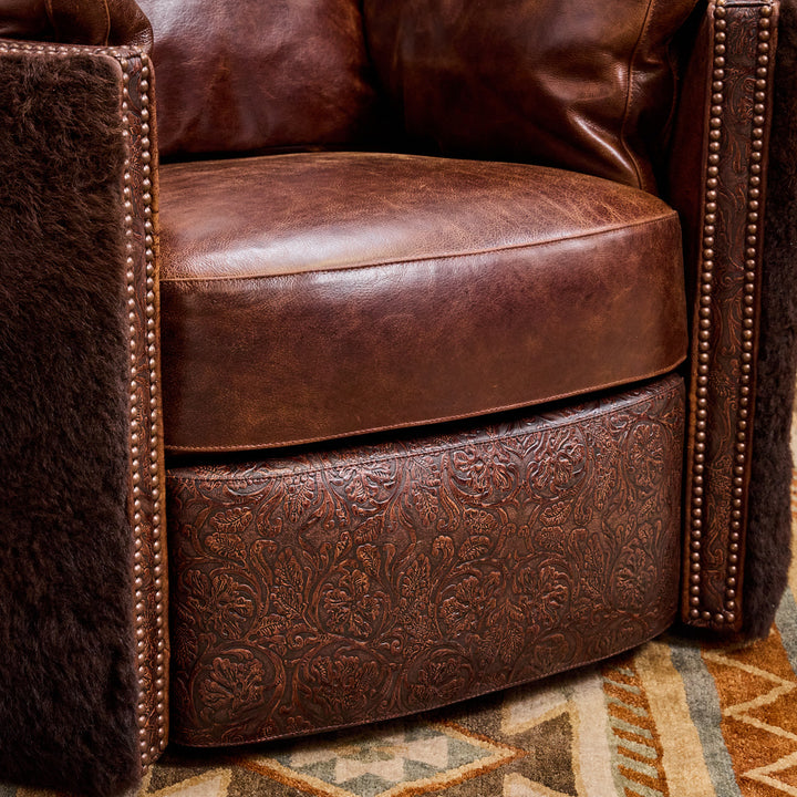 Dark Rum Buffalo Snug Recliner