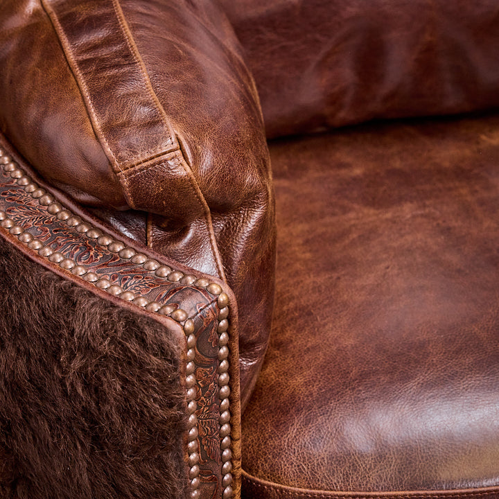 Dark Rum Buffalo Snug Recliner
