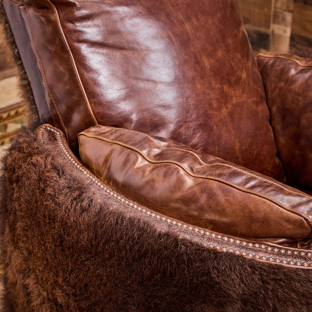 Dark Rum Buffalo Snug Recliner
