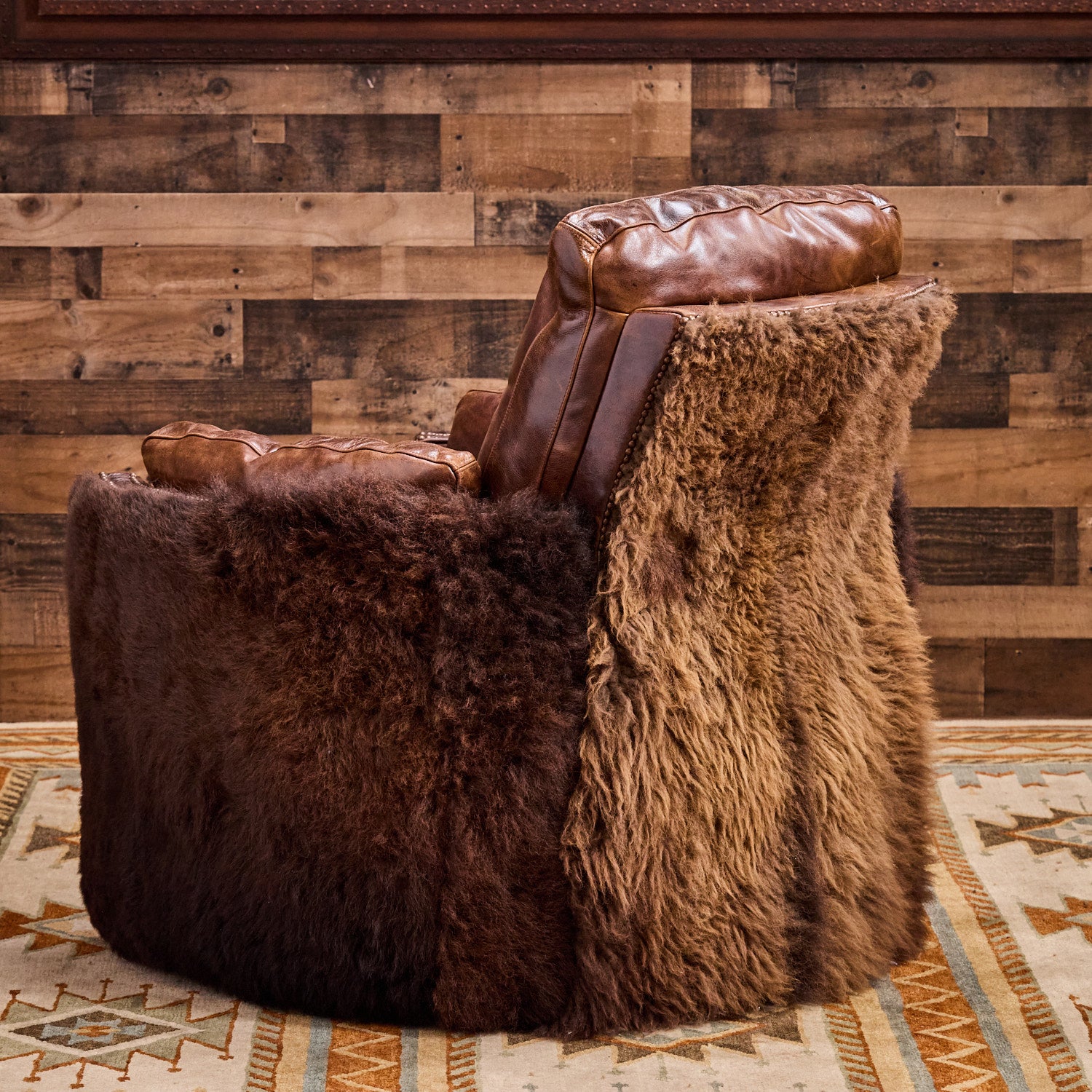Dark Rum Buffalo Snug Recliner – Hat Creek Interiors