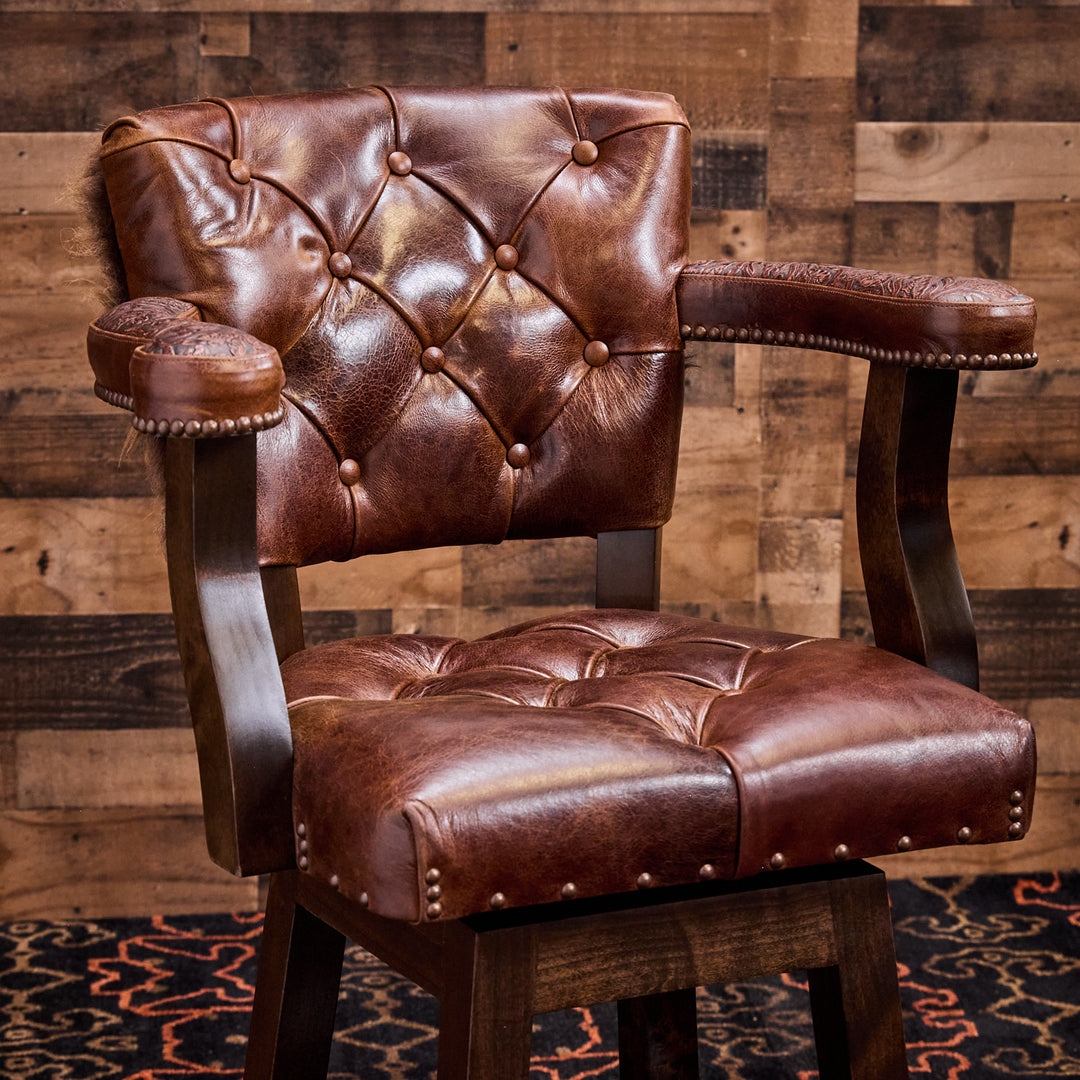 Montana Buffalo Western Bar Stool