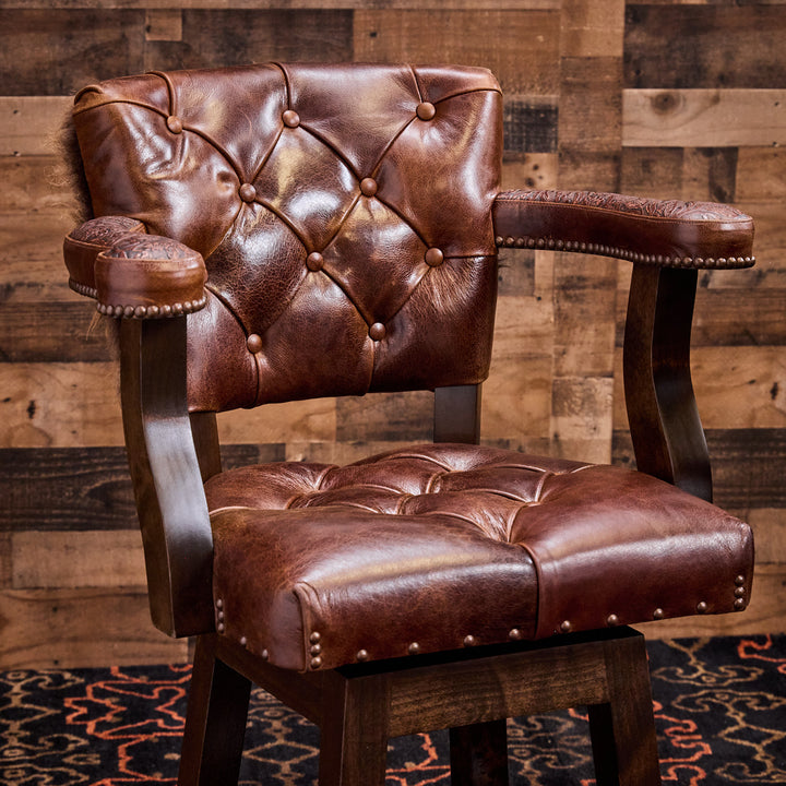 Montana Buffalo Western Bar Stool