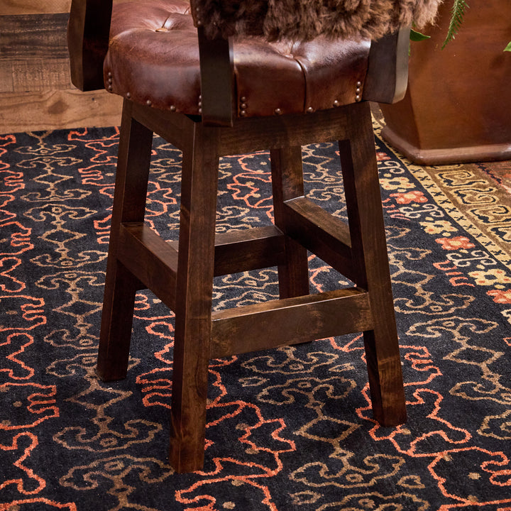 Montana Buffalo Western Bar Stool