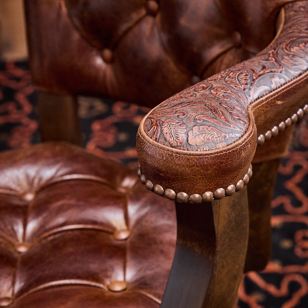 Montana Buffalo Western Bar Stool