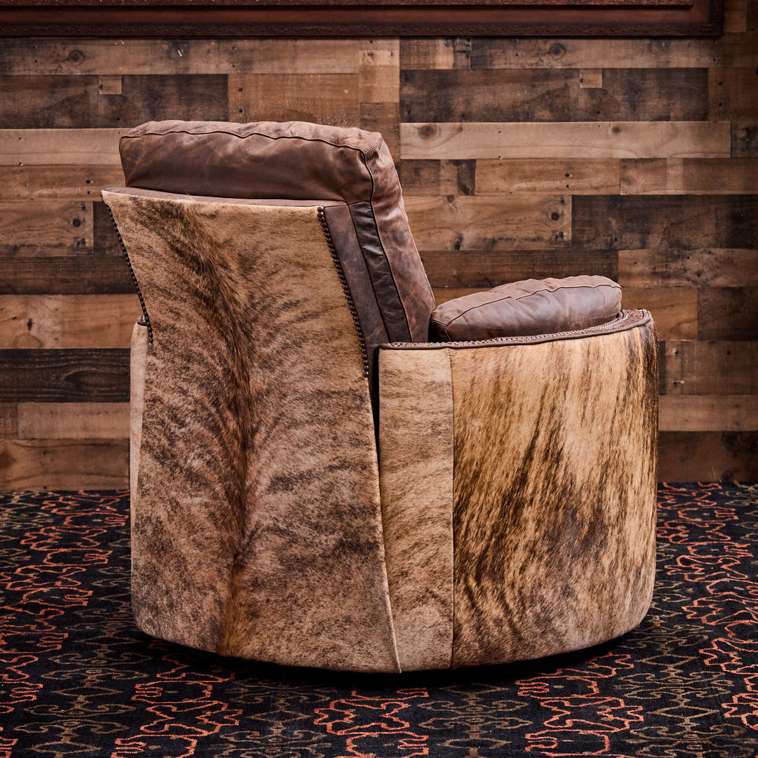 Marcella Cowhide Leather Snug Recliner