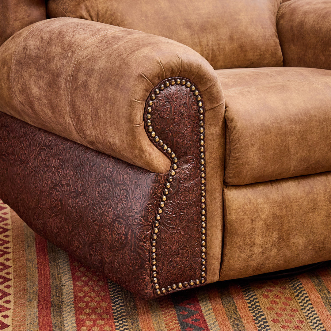 Coralino Rawhide Leather Recliner