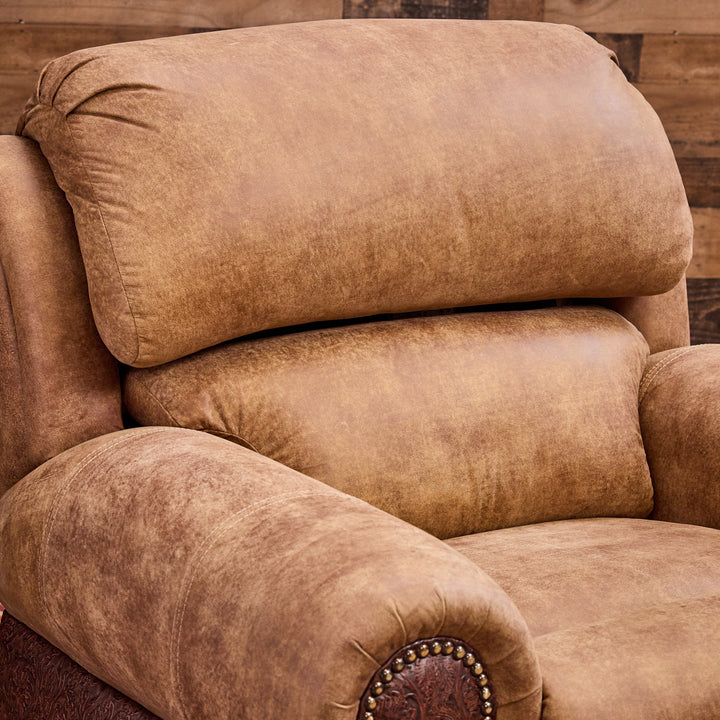Coralino Rawhide Leather Recliner