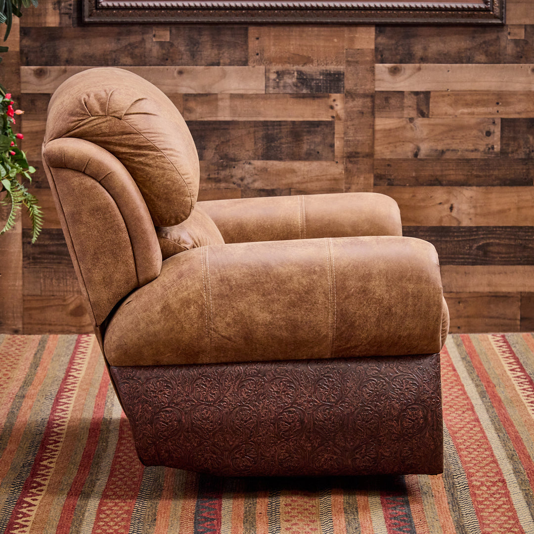 Coralino Rawhide Leather Recliner