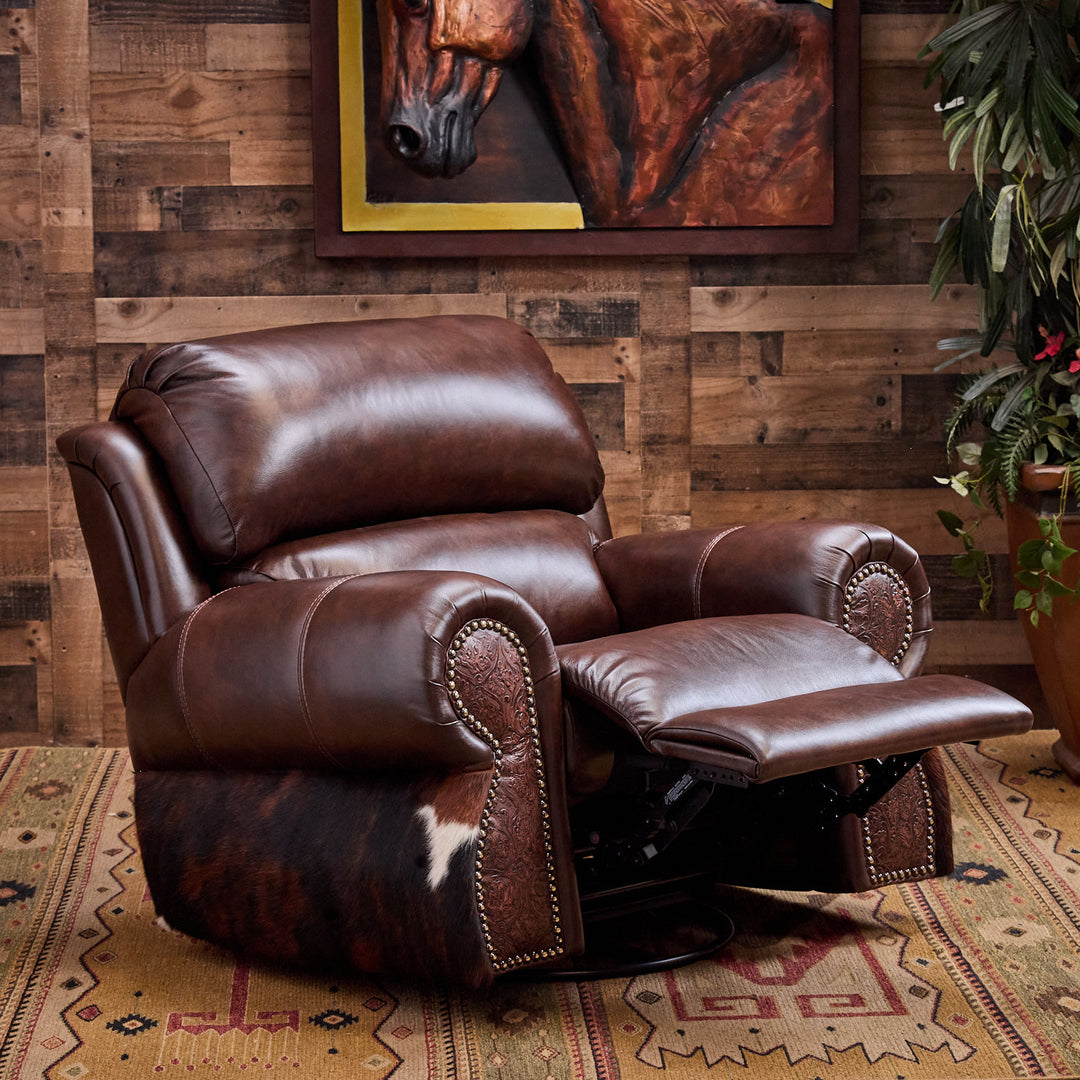 Coralino Leather Cowhide Recliner II
