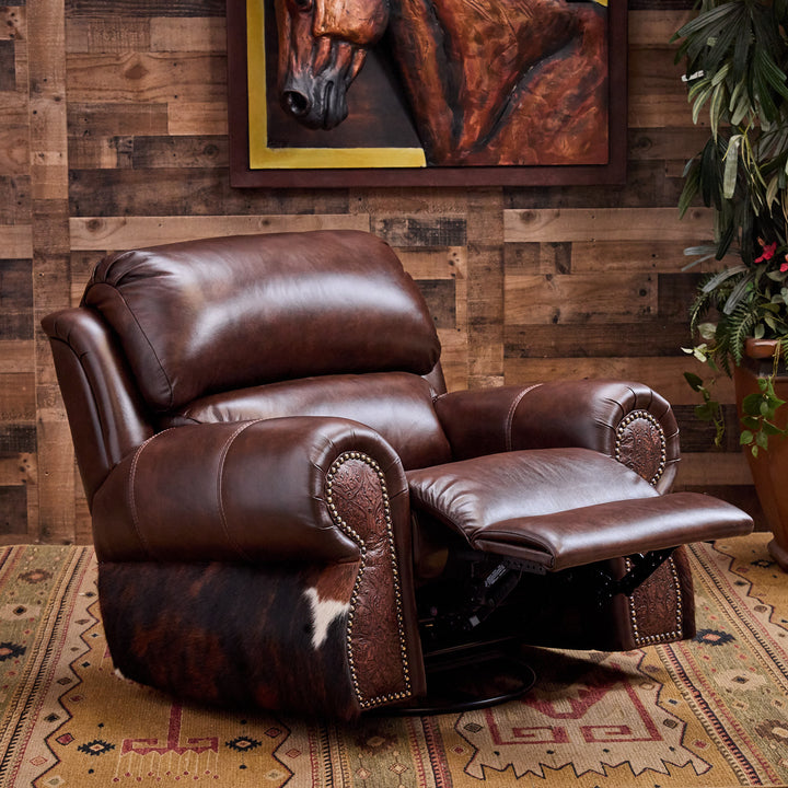 Coralino Leather Cowhide Recliner II